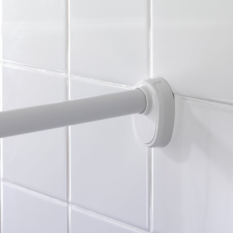 Wenko 90cm U-Shaped Fixed Shower Curtain Rail | Wayfair.co.uk